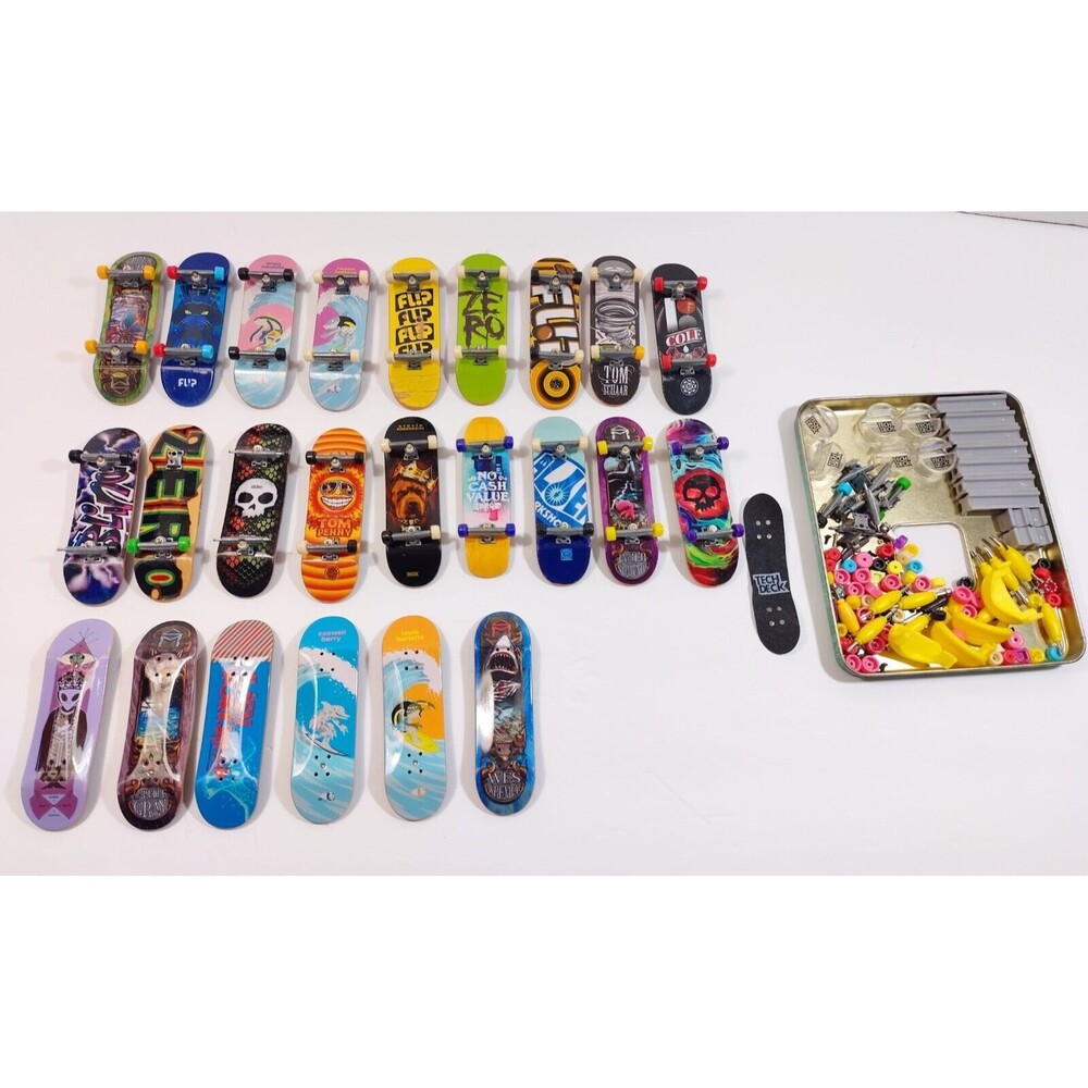 Huge Lot Of Tech Deck Boards And Ramps Tools Etc
